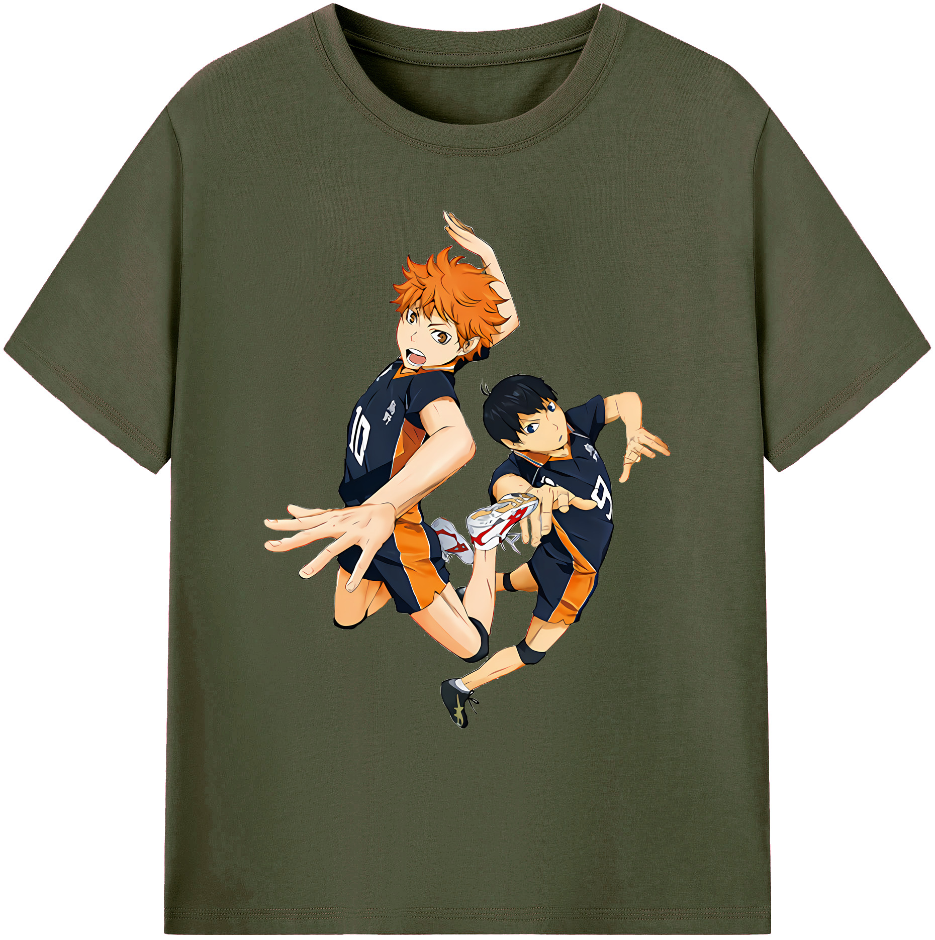 （画像用） ハイキュー!! Haikyu!! 綿100％ メンズ半袖Tシャツ｜肌触りやわらか＆通気性